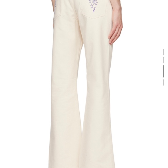 CARNE BOLLENTE Beige Licky Luck Jeans - Picture 4 of 4